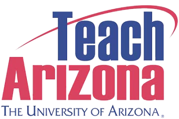 TEACH ARIZONA LOGO caps