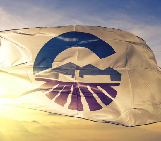 Flag with City of Chandler Logo