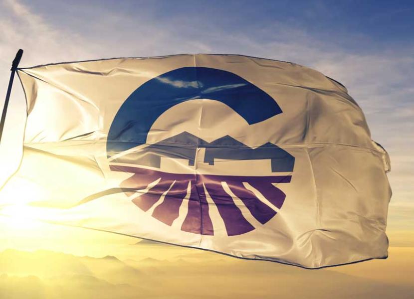 Flag with City of Chandler Logo